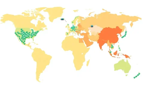 How does the availability of charging infrastructure vary across different regions