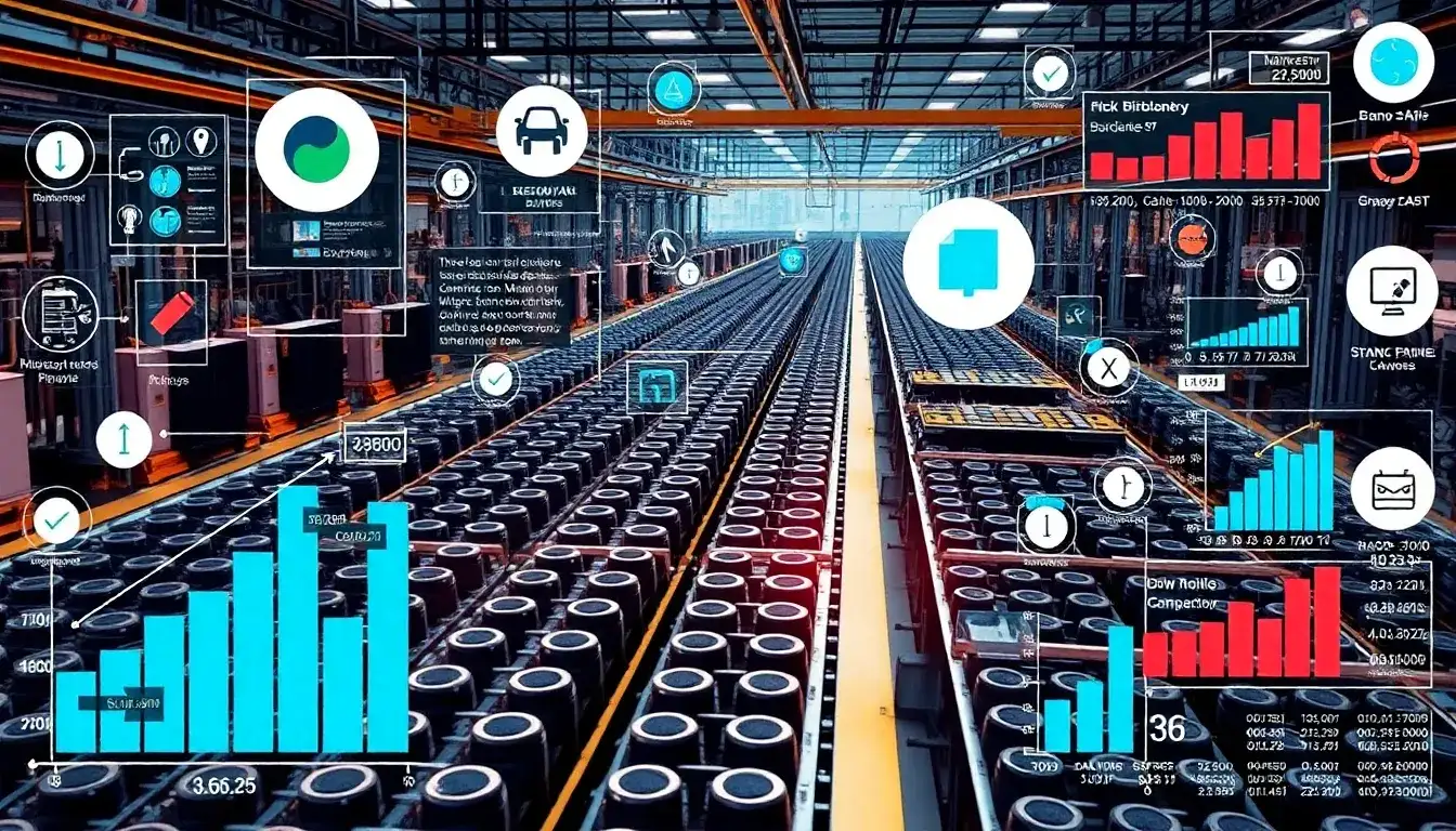 How do overcapacity and market competition influence lithium-ion battery prices