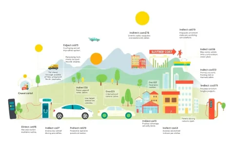 What are the economic costs associated with EV subsidies