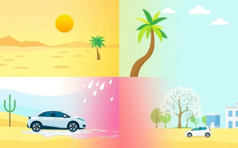How does the lifespan of electric vehicles influence their overall efficiency in different climates
