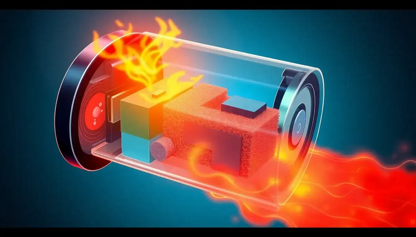 How does high temperature specifically degrade EV batteries