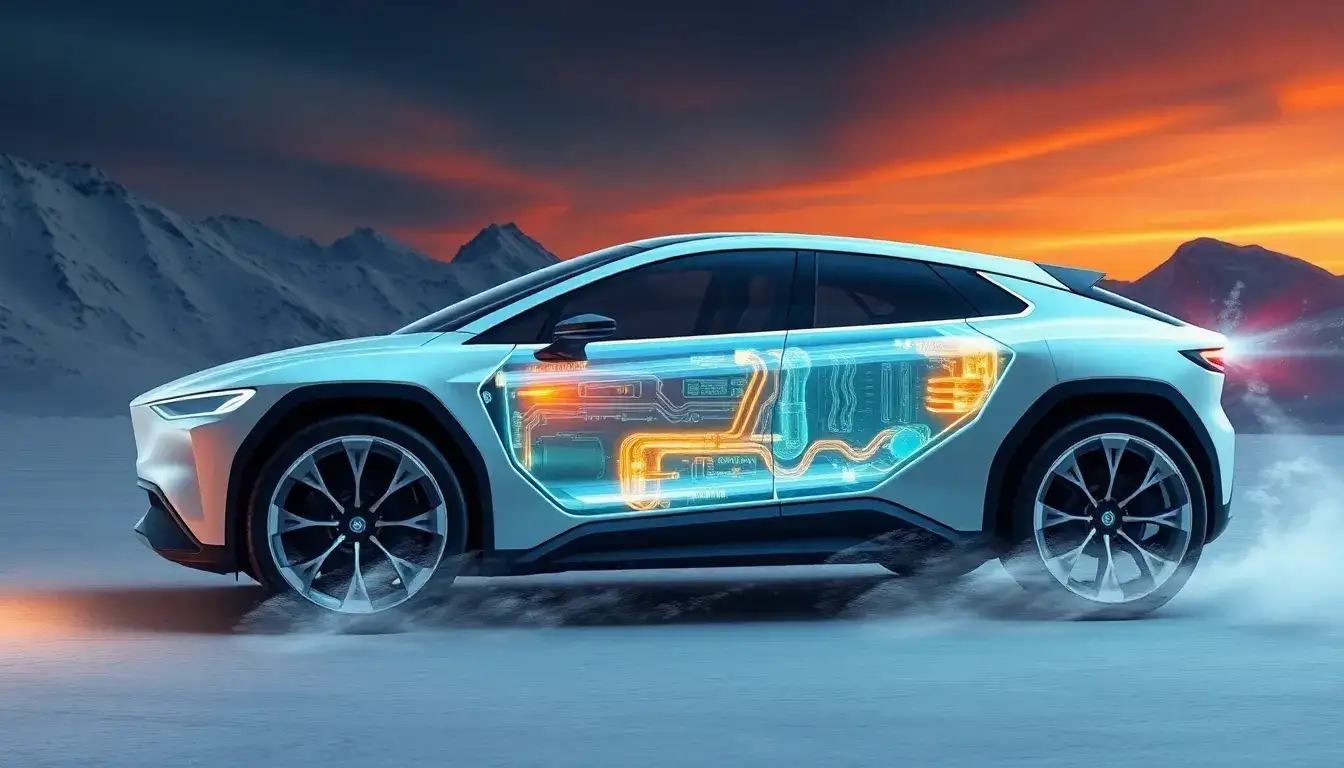 Are there any EVs with advanced battery technology for extreme temperatures