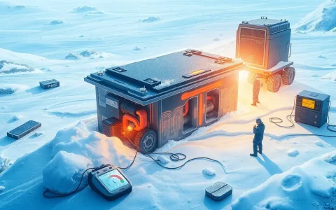 How do EV batteries handle extreme cold temperatures