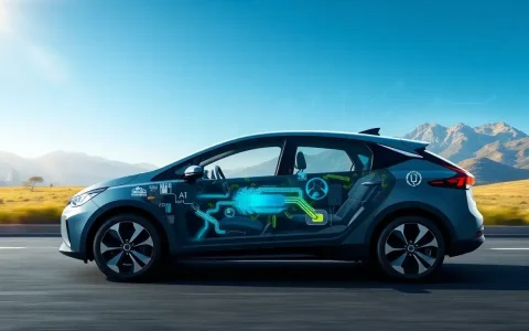 How does the use of HVAC systems in EVs impact their range