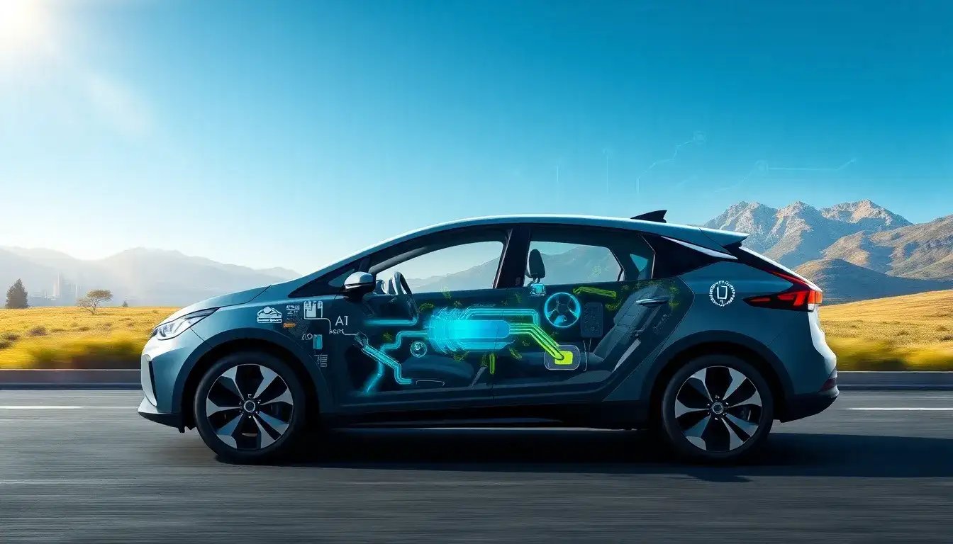 How does the use of HVAC systems in EVs impact their range