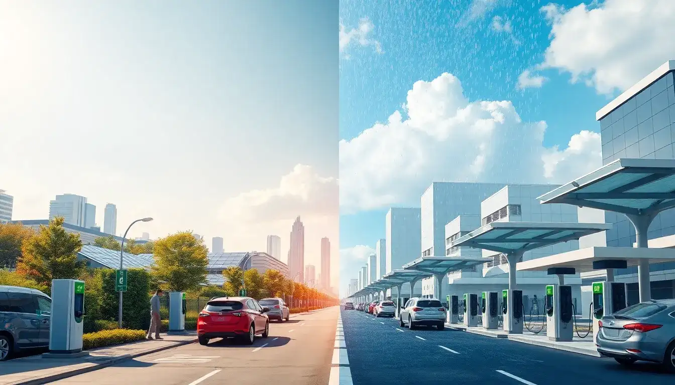 How do climate conditions influence the financial implications of fast charging