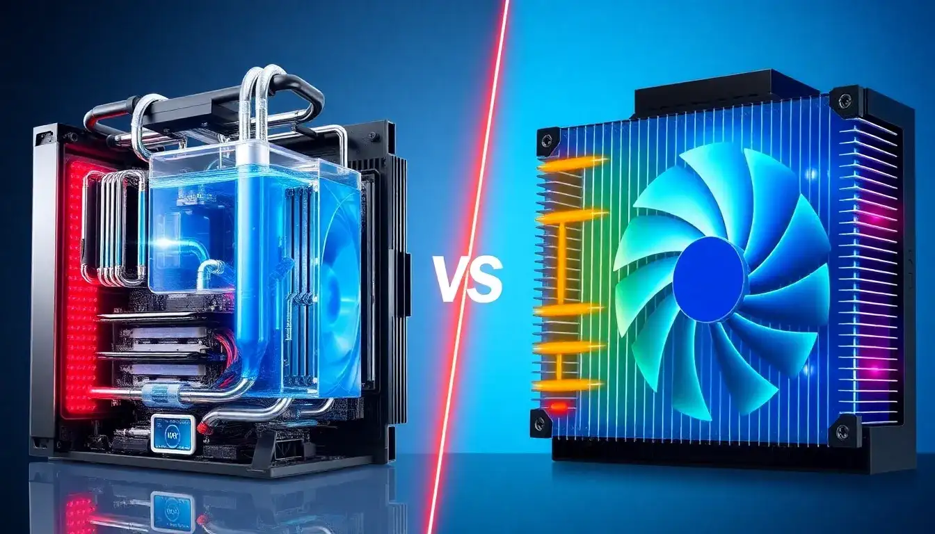 How do thermal management systems compare between liquid cooling and air cooling
