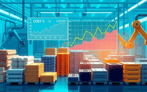 How significant is the impact of manufacturing costs on battery prices