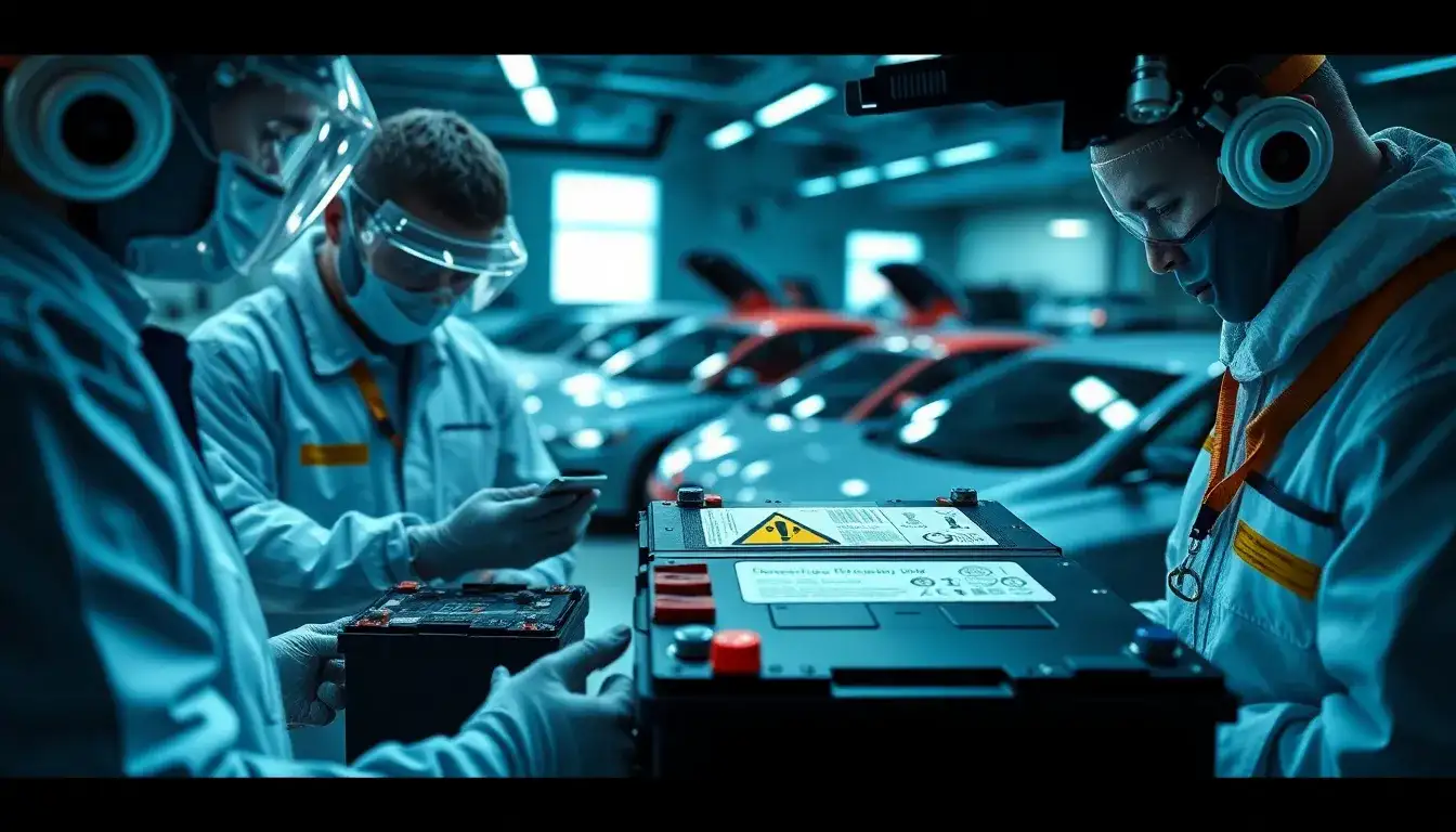 What are the potential risks of using aftermarket EV batteries