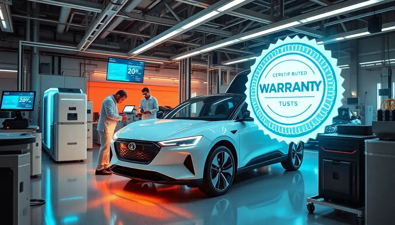 Are there specific warranties offered by car manufacturers for battery degradation