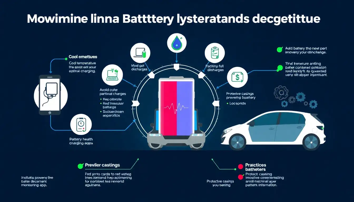 What steps can be taken to minimize battery degradation outside of warranties