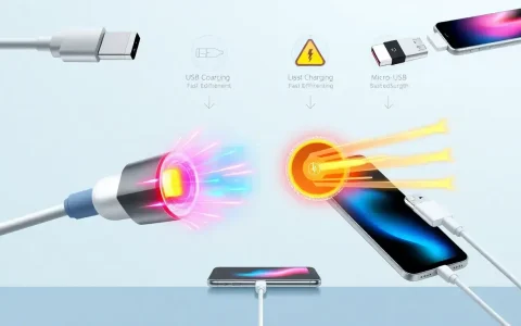 Can the type of charging cable impact the efficiency and safety of fast charging