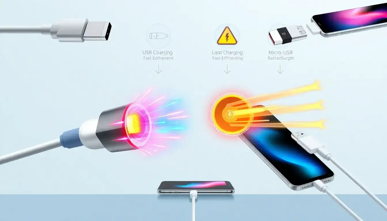 Can the type of charging cable impact the efficiency and safety of fast charging
