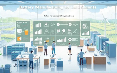 How can institutions apply for the Battery Manufacturing and Recycling Grants