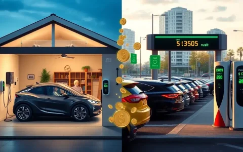 How does the charging method impact the overall cost of owning an EV