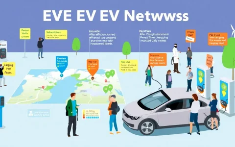 How do different charging networks' pricing strategies affect EV owners