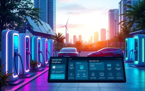 Are there any charging networks that offer subscription-based payment plans