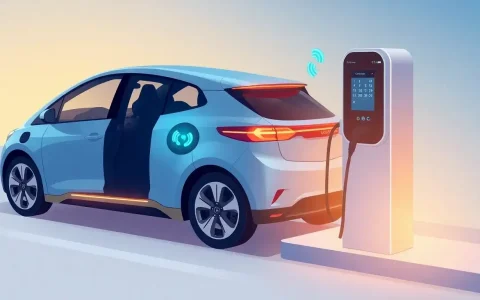 How do contactless payment options work at EV charging stations