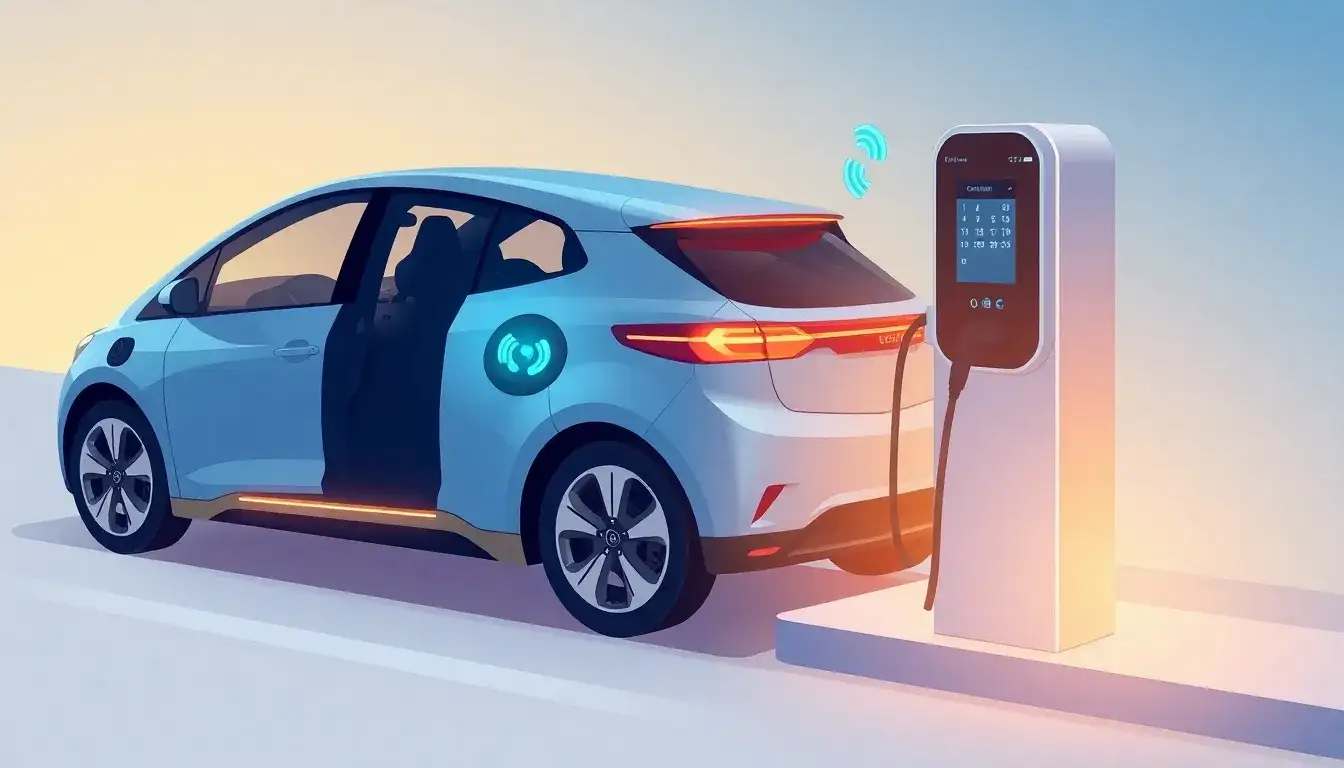 How do contactless payment options work at EV charging stations