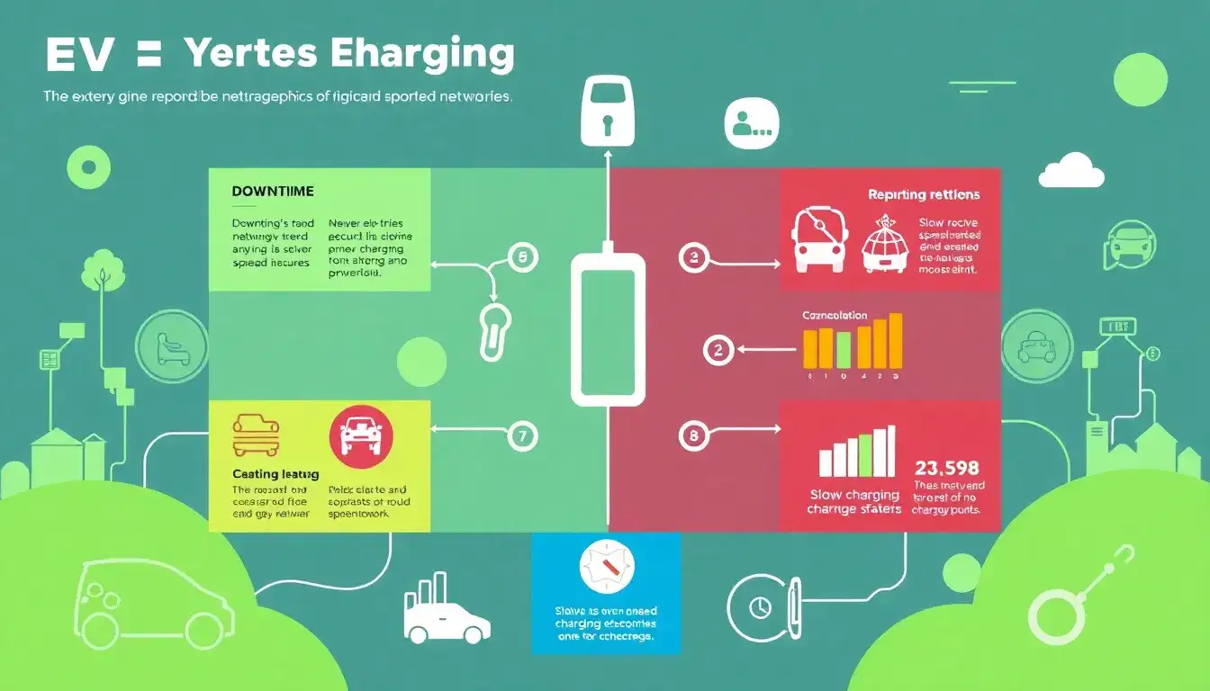 Which charging networks have the highest reported problems