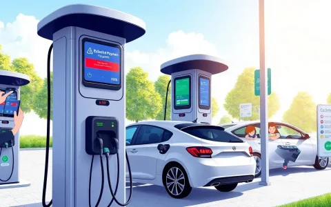 How do payment issues at EV charging stations typically occur