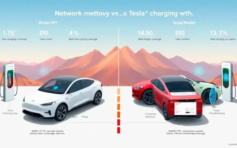 How does the reliability of Rivian's charging network compare to Tesla's
