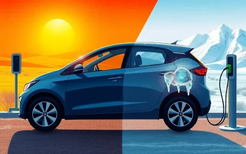 How does extreme temperature affect EV charging and what can I do to mitigate it