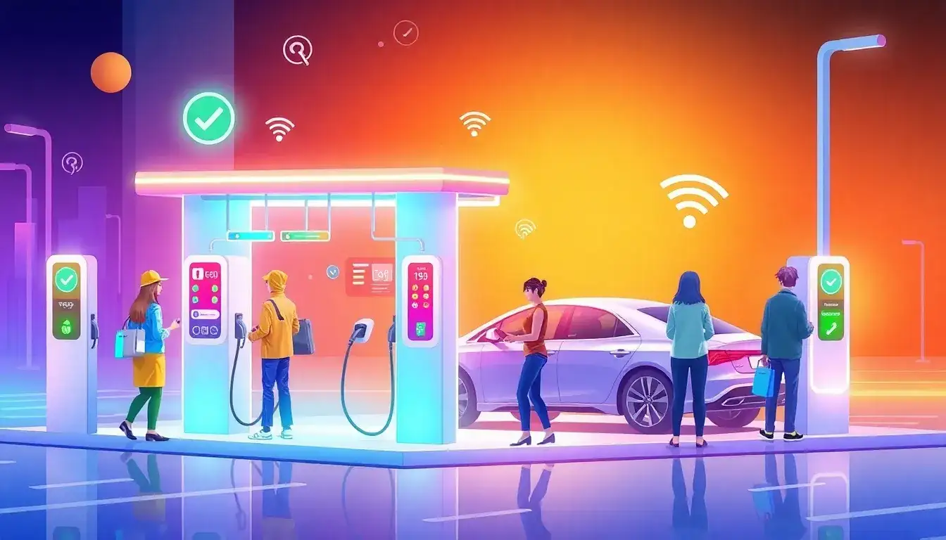 How do different payment methods affect the reliability of EV charging