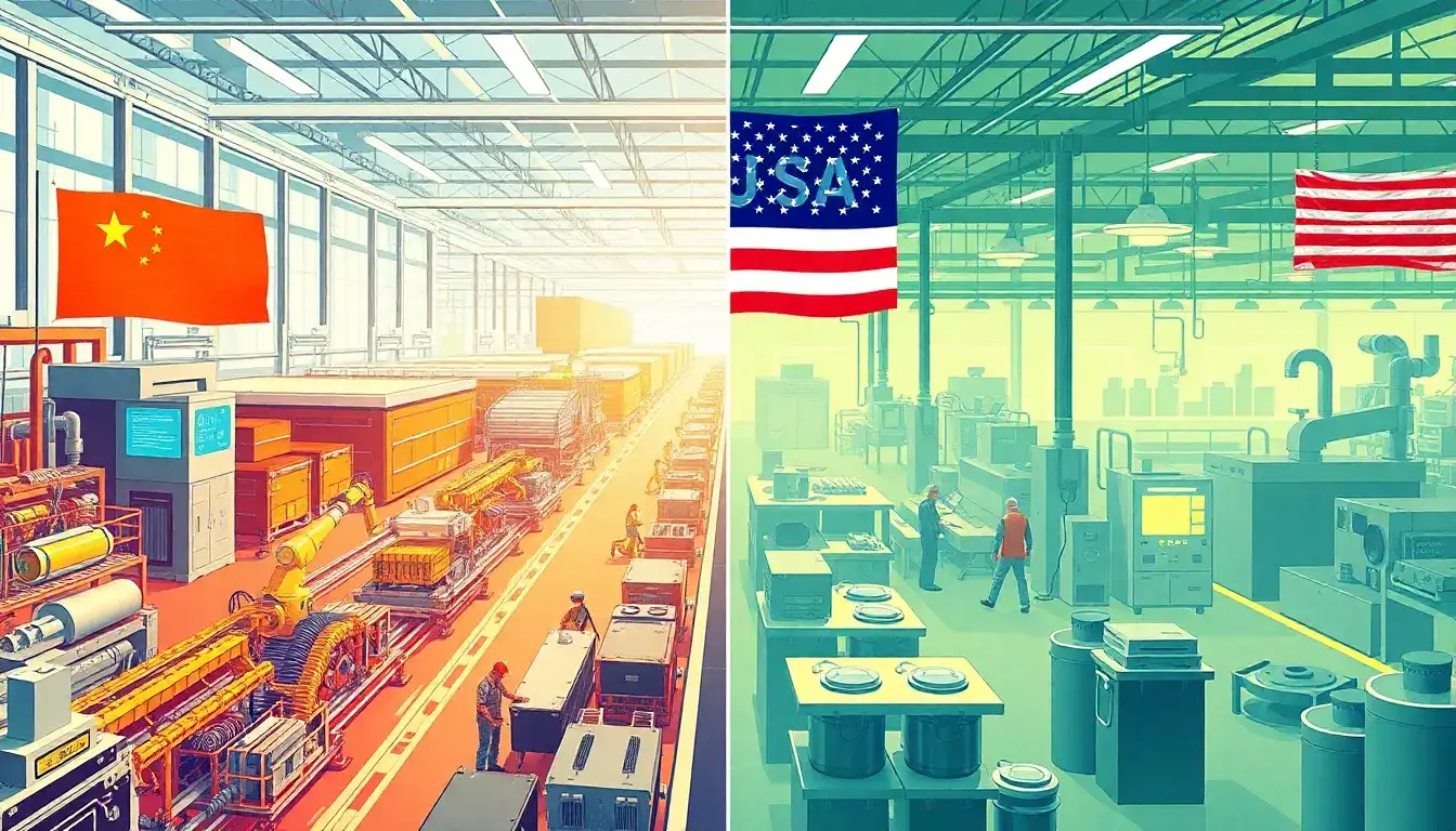 What are the cost differences between lithium-ion batteries produced in China versus the US