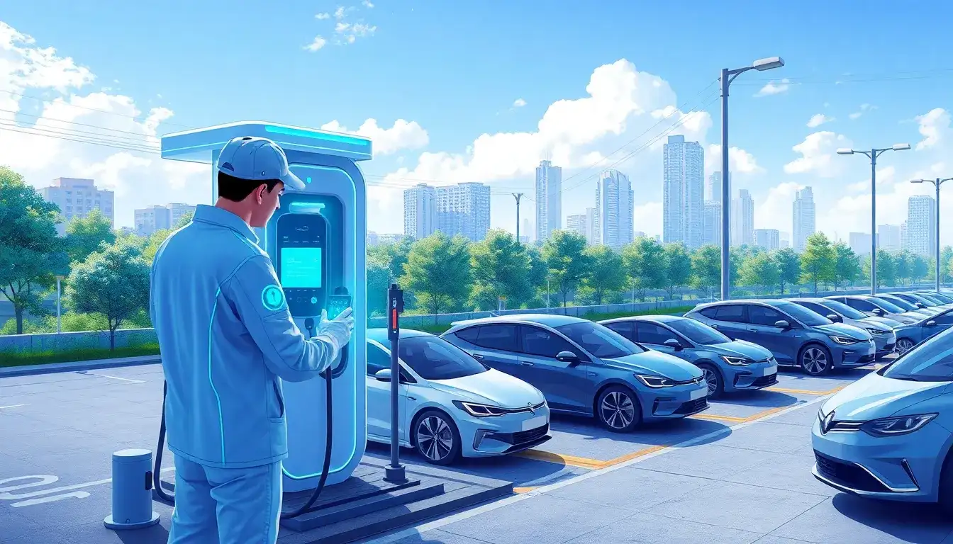 How often should EV charging stations be inspected for internal faults