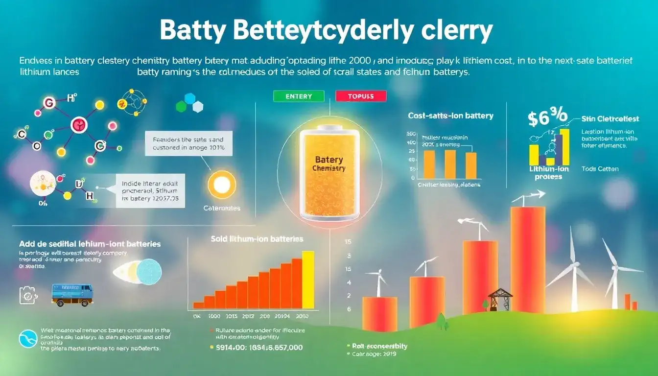 How do advancements in battery chemistry affect the overall cost of lithium-ion batteries