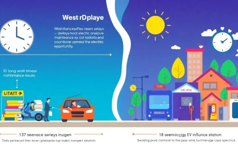 How do maintenance delays impact the adoption of electric vehicles