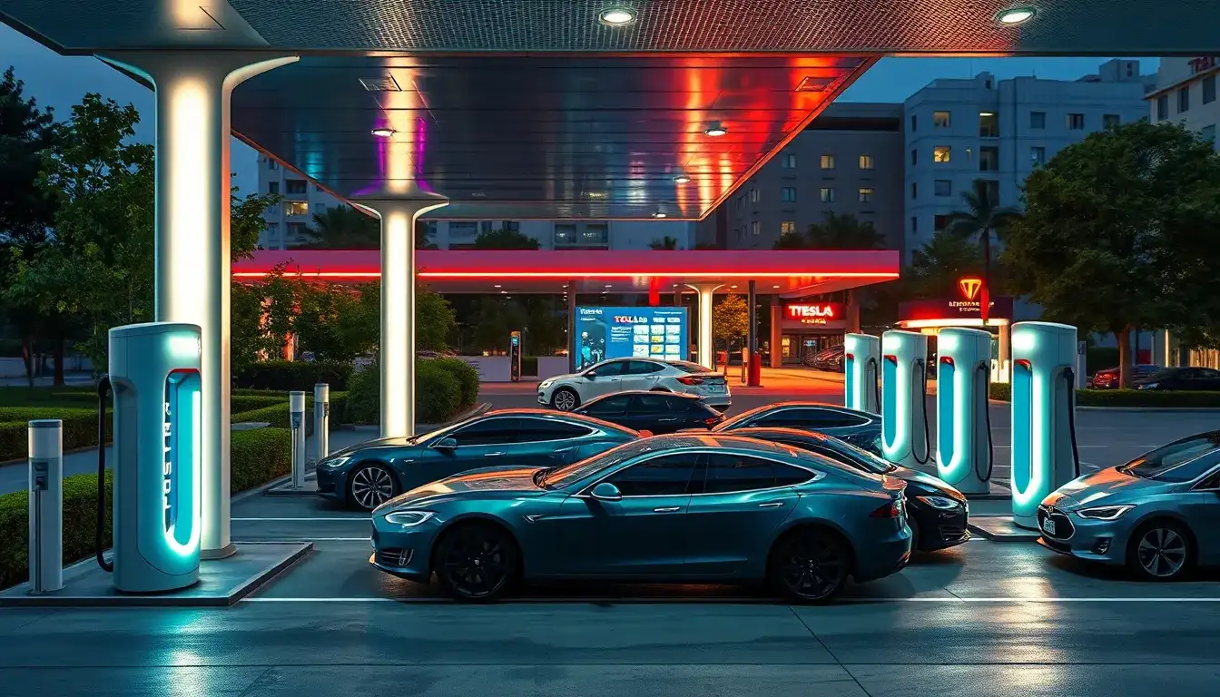 How does the reliability of Tesla Superchargers compare to other networks