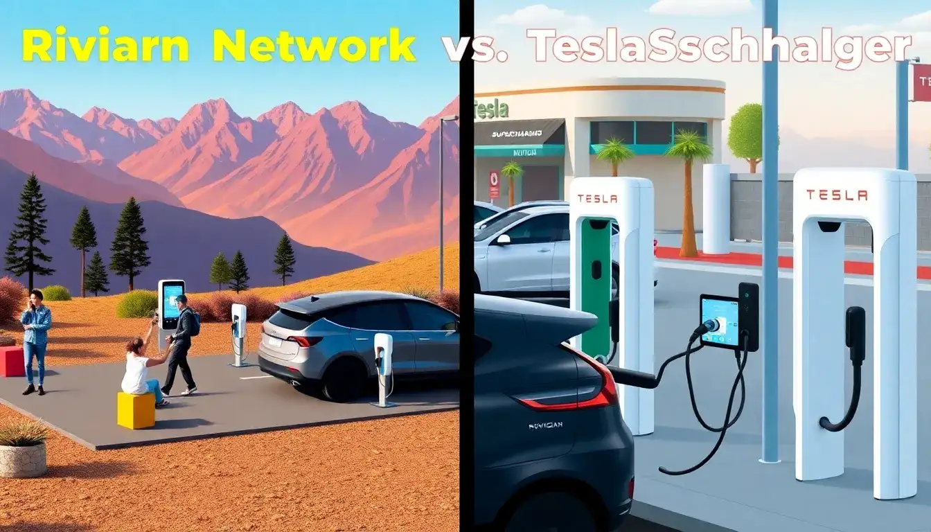 How does the user experience differ between Rivian