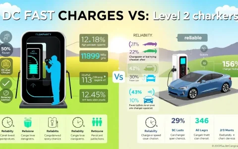 How does the reliability of DC fast chargers compare to Level 2 chargers
