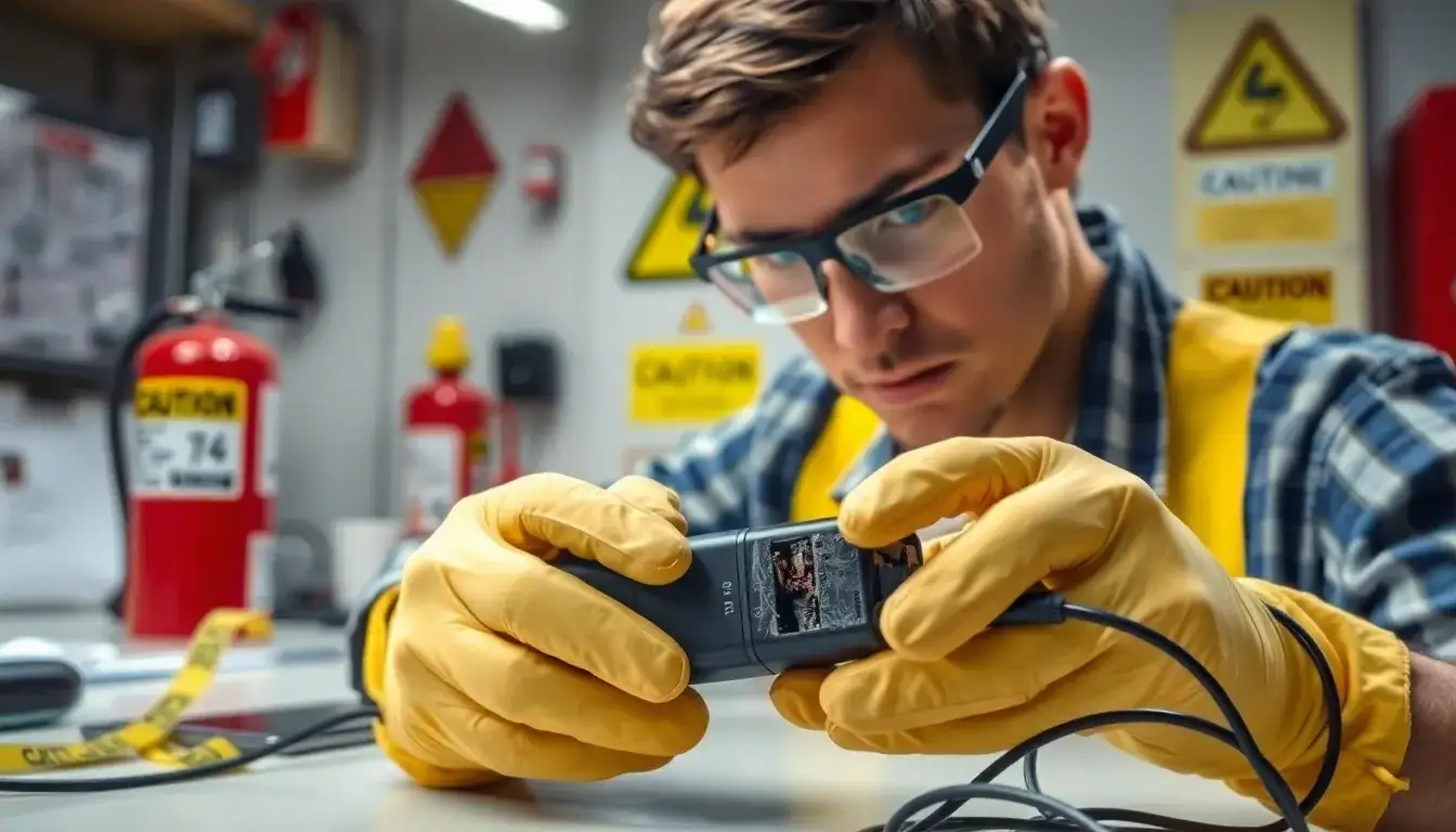 How do I safely dispose of a malfunctioning charger