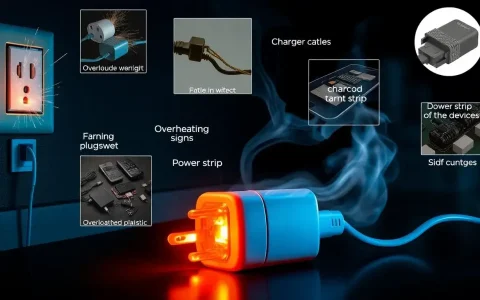 What are the common causes of a charger smoking