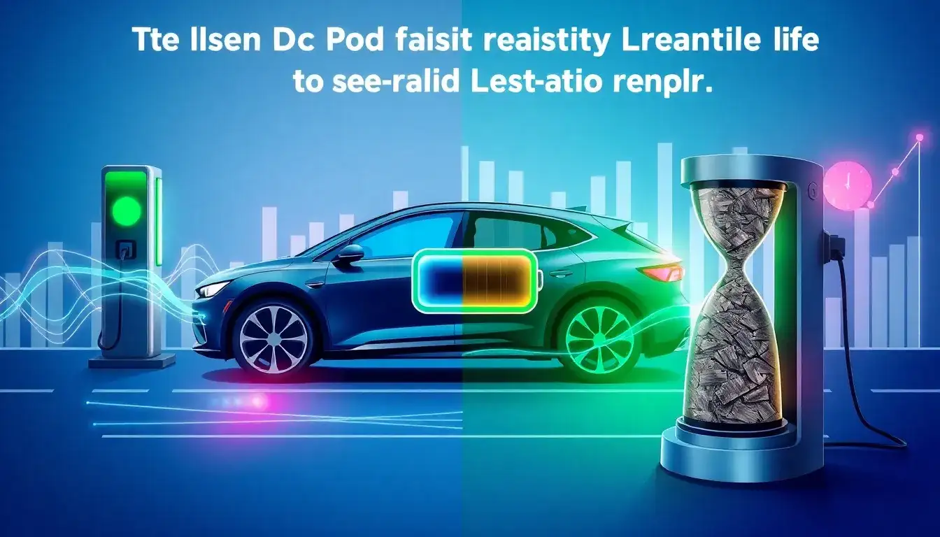 How does the frequency of DC fast charging impact battery lifespan