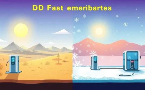 How does the climate impact the effectiveness of DC fast charging on battery lifespan