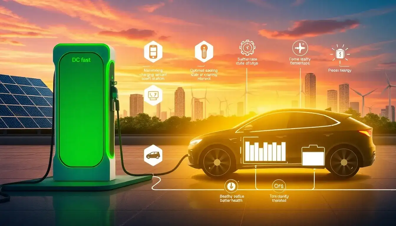 What are the best practices for minimizing battery degradation when using DC fast chargers