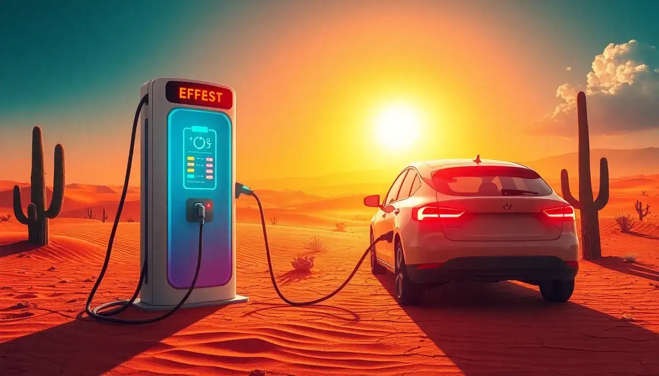 Can using a DC fast charger in hot climates significantly reduce battery life