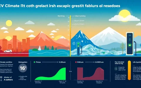How does the climate affect the degradation rate of EV batteries charged with DC fast chargers