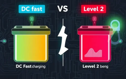 Is there a significant difference in battery degradation between DC fast charging and Level 2 charging