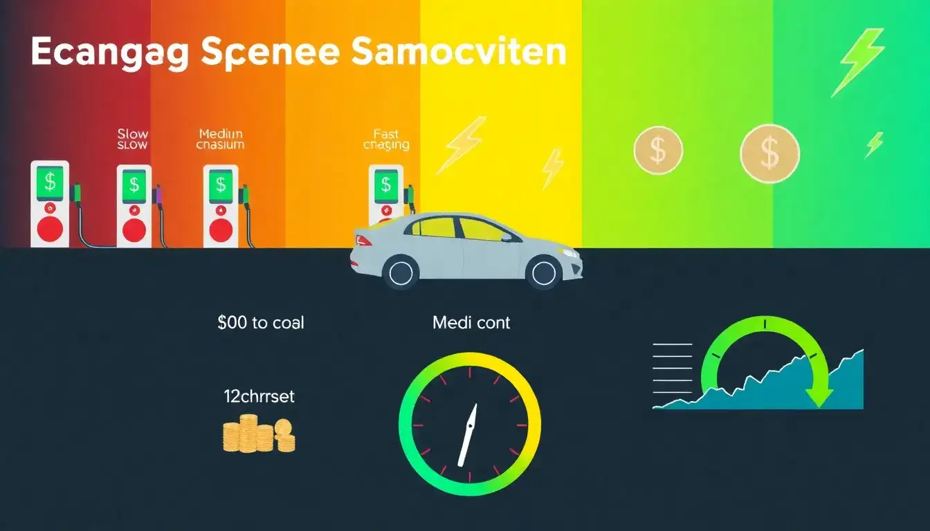 How does the charging speed impact the cost of charging an electric vehicle