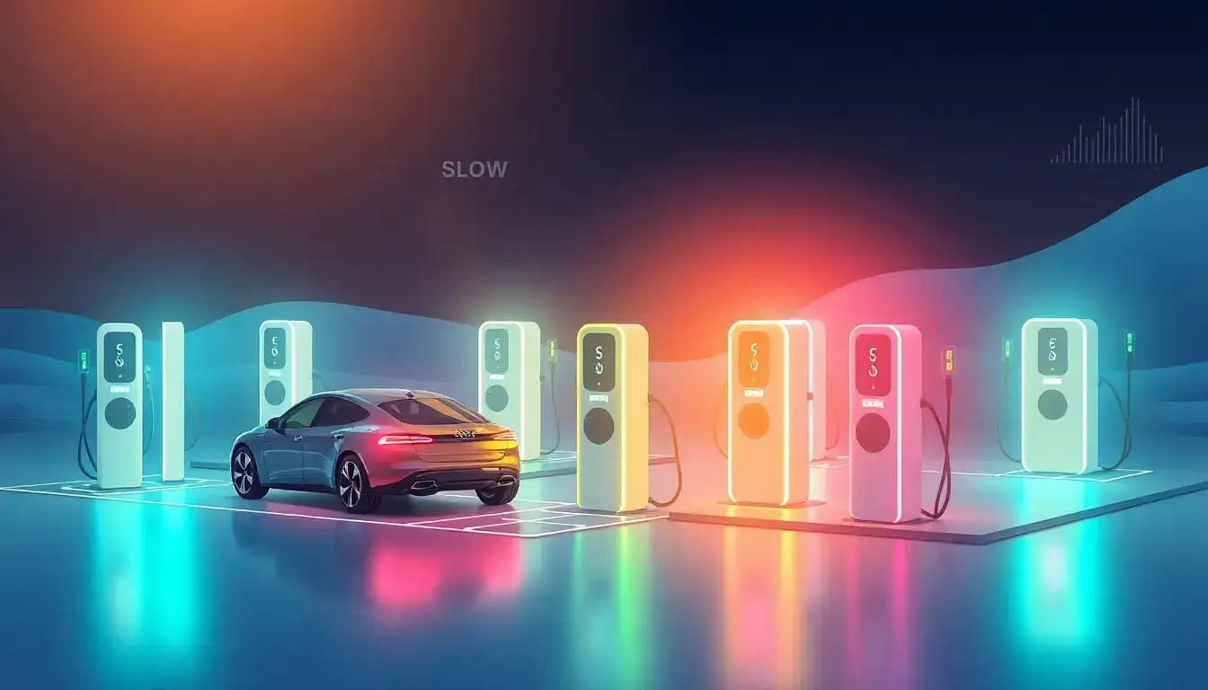 How do different charging speeds affect the overall cost of charging an EV