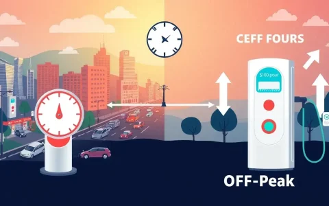How do electricity rates during peak hours impact the overall cost of EV charging