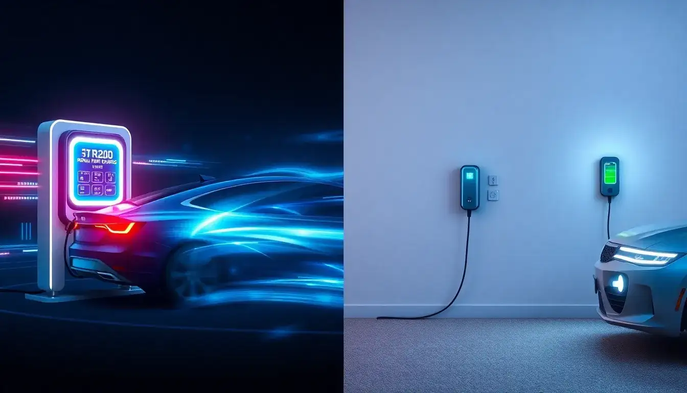 What are the cost differences between rapid charging and slow charging