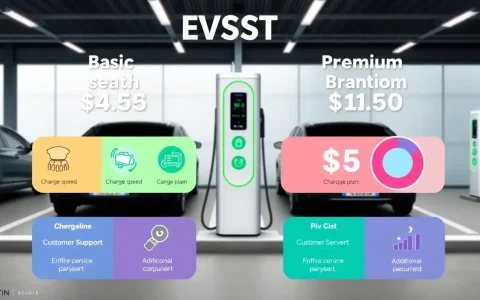 What is the cost difference between EVCS's Basic and Premium plans