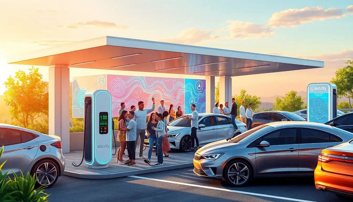How can I get complimentary fast charging with Electrify America