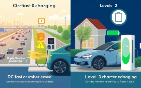 How does DC fast charging compare to Level 2 charging in terms of battery degradation